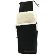 Genuine Natural Sheepskin Baby Sleeping Bag in Winter